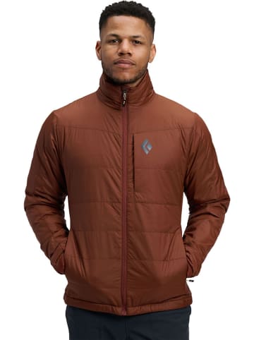 Black Diamond Funktionsjacke "Solution 2.0" in Braunrot