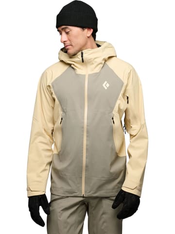 Black Diamond Hardshelljacke "Recon" in Creme/ Grau