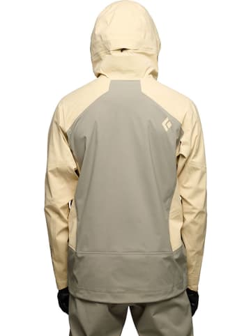 Black Diamond Hardshelljacke "Recon" in Creme/ Grau