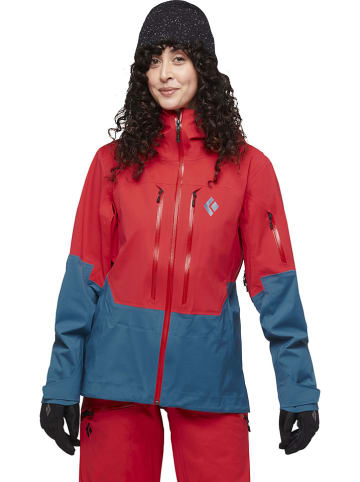 Black Diamond Hardshelljacke "Recon" in Rot/ Blau