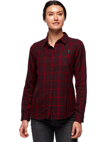 Black Diamond Flanellhemd "Serenity" in Bordeaux