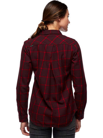 Black Diamond Flanellhemd "Serenity" in Bordeaux