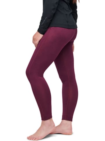 Black Diamond Legginsy termiczne "Coefficient LT" w kolorze jagodowym