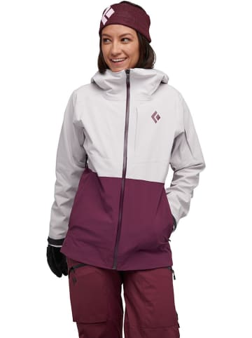 Black Diamond Hardshelljacke "Recon" in Beere/ Weiß