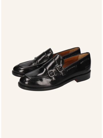 MELVIN & HAMILTON Leder-Monkstraps "Regine 22" in Schwarz