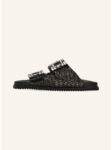 MELVIN & HAMILTON Leren slippers "Eve 1" zwart