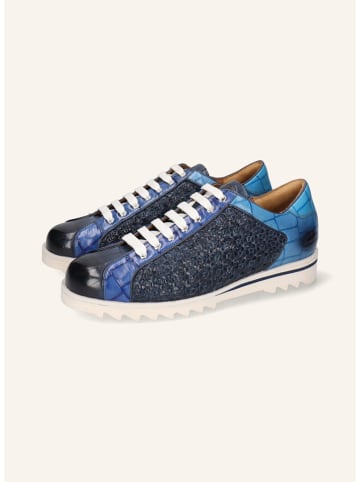 MELVIN & HAMILTON Leren sneakers "Hadrian 4" donkerblauw/lichtblauw