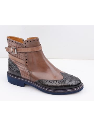 MELVIN & HAMILTON Leren boots "Selina 25" beige/zwart