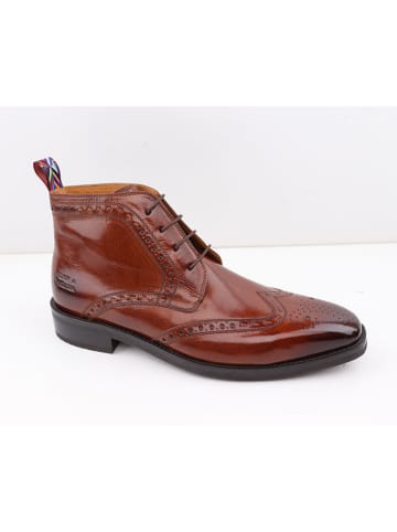 MELVIN & HAMILTON Leren veterschoenen "Jeff 7" lichtbruin