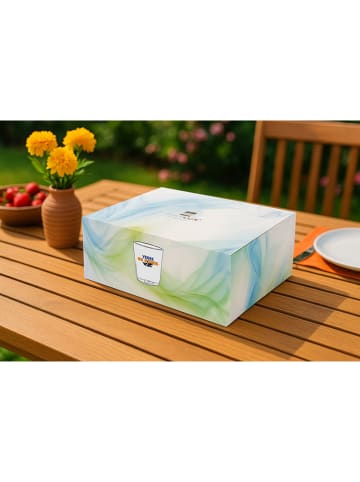 Onlylux 6-delige set: glazen "Pet Friends - Mix 3'' meerkleurig - (H)9,3 cm