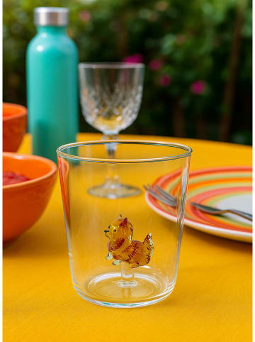 Onlylux 6-delige set: glazen "Pet Friends" oranje - (H)9,3 cm