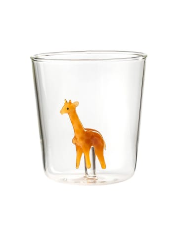 Onlylux Szklanka "Savana Family" w kolorze pomarańczowym - wys. 9,3 cm