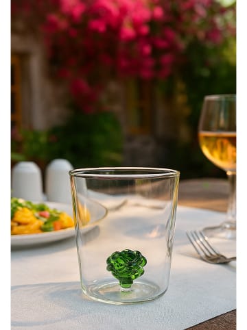 Onlylux Szklanki (6 szt.) "Nodo dell’Amore" w kolorze zielonym - wys. 9,3 cm