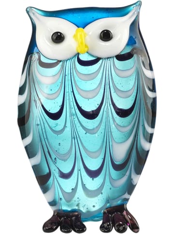 Onlylux Dekofigur ''Bubo'' in Hellblau - (H)8,5 cm
