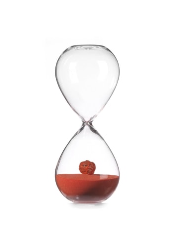 Onlylux Zandloper "Nodo dell’Amore'' rood - (H)20 cm