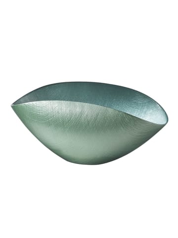 Onlylux Dekoschale ''Burano'' in Grün - (L)38 x (B)11 cm