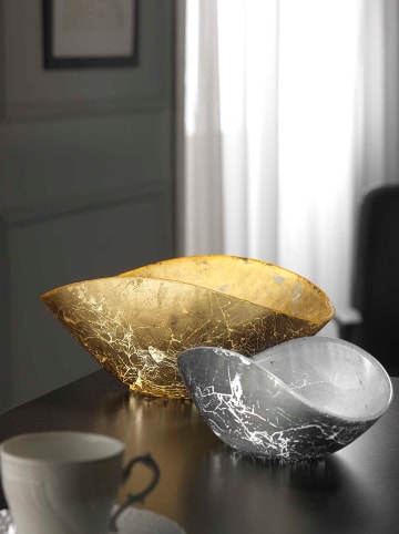 Onlylux Decoschaal "Burano" goudkleurig - (L)25 cm