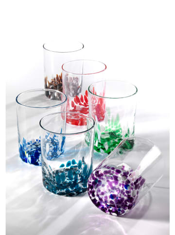 Onlylux 6er-Set: Gläser ''Venise'' in Bunt - (H)10 cm