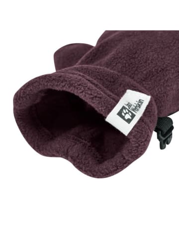 Jack Wolfskin Rękawiczki "Fleece" w kolorze fioletowym
