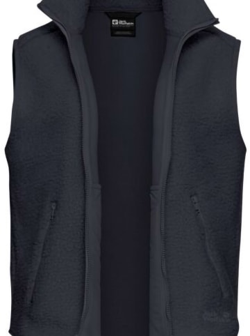Jack Wolfskin Fleeceweste "High Curl" in Dunkelblau