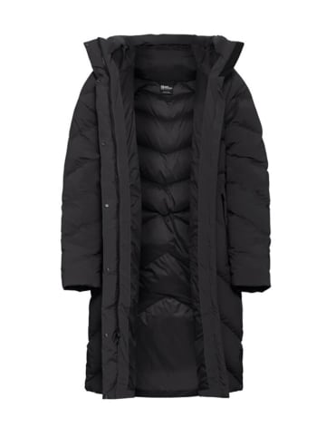 Jack Wolfskin Płaszcz puchowy w kolorze czarnym