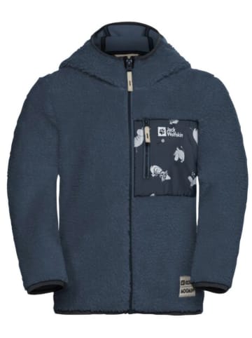 Jack Wolfskin Fleece vest "Moomin Ice Curl" donkerblauw