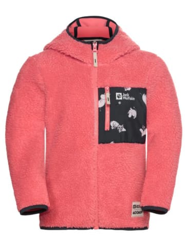 Jack Wolfskin Kurtka polarowa "Moomin Ice Curl" w kolorze różowym