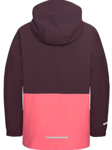 Jack Wolfskin Kurtka zimowa "Snowy Days" w kolorze fioletowo-różowym