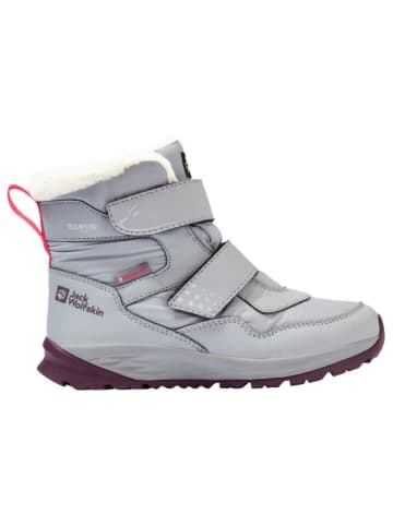 Jack Wolfskin Botki zimowe "Polar Bear-g" w kolorze srebrnym