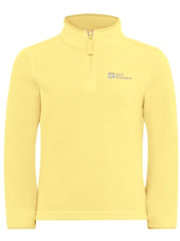 Jack Wolfskin Bluza polarowa "Taunus" w kolorze żółtym