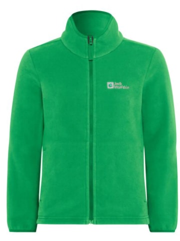 Jack Wolfskin Kurtka polarowa "Taunus" w kolorze zielonym