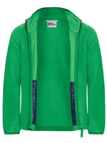Jack Wolfskin Kurtka polarowa "Taunus" w kolorze zielonym