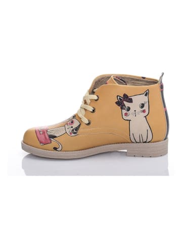Streetfly Ankle-Boots in Hellbraun/ Bunt