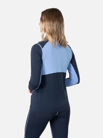 KARI TRAA Thermo-ondergoed "Sval" donkerblauw/lichtblauw