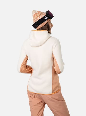 KARI TRAA Fleecejacke "Ragnhild" in Creme/ Apricot