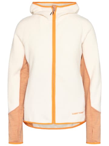 KARI TRAA Fleecejacke "Ragnhild" in Creme/ Apricot