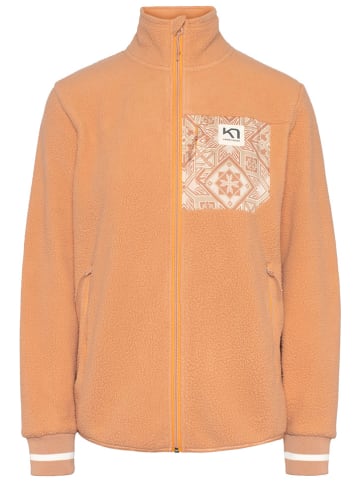 KARI TRAA Fleecejacke "Rothe" in Apricot