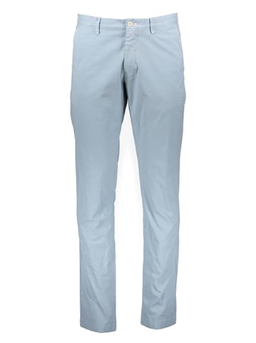 Gant Spodnie chino - Slim Fit - w kolorze szaroniebieskim