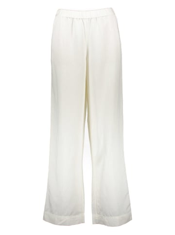 Gant Spodnie - Loose fit - w kolorze białym