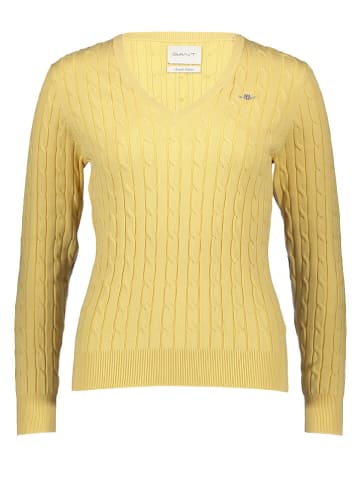 Gant Sweter w kolorze żółtym