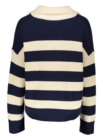 Gant Pullover in Dunkelblau/ Creme