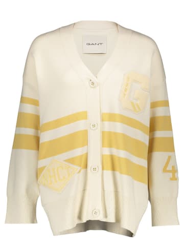 Gant Vest crème/geel