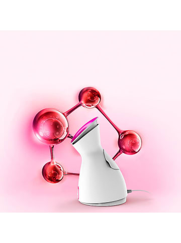 DAM Gezichtsstoomapparaat wit/roze