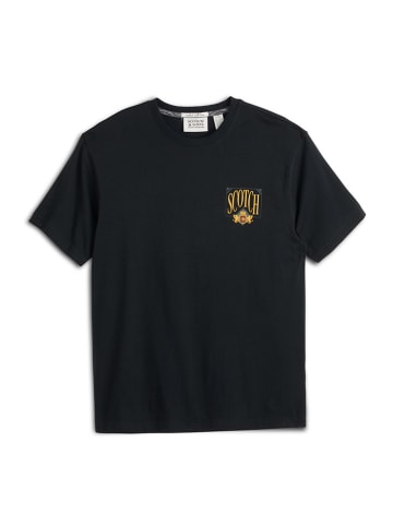 Scotch & Soda Koszulka w kolorze czarnym