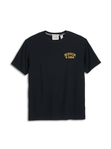 Scotch & Soda Koszulka w kolorze czarnym