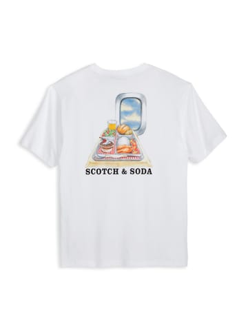 Scotch & Soda Koszulka w kolorze białym