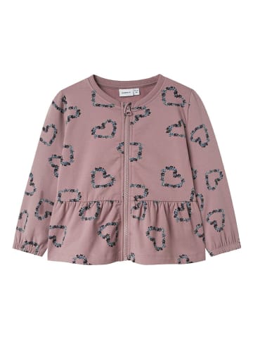 name it Cardigan in Altrosa/ Dunkelblau