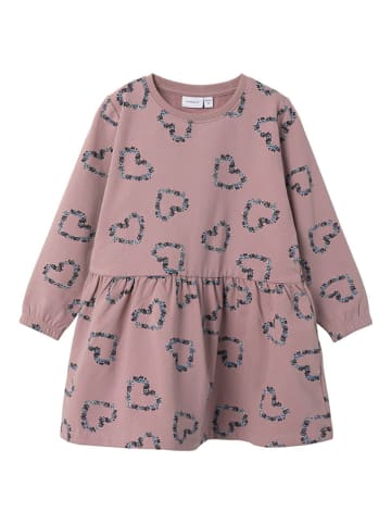 name it Jurk oudroze/donkerblauw