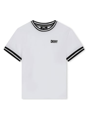 DKNY Shirt in Weiß/ Schwarz