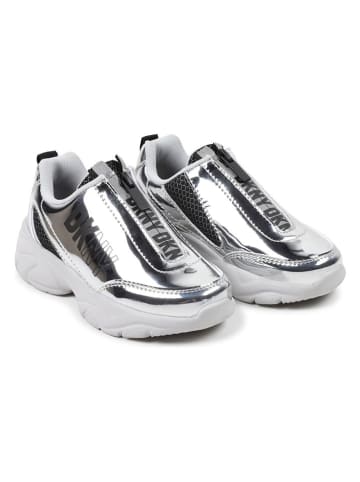 DKNY Sneakersy w kolorze srebrnym